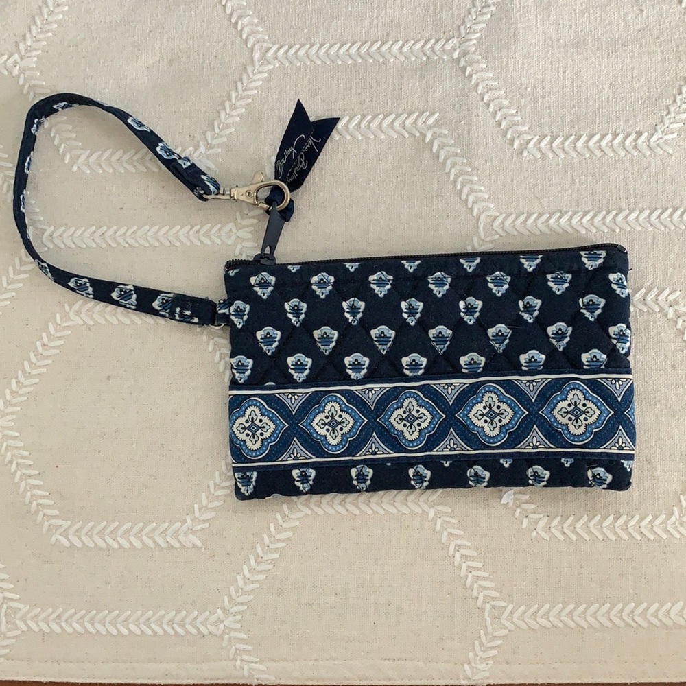 Vera Bradley Navy Wristlet